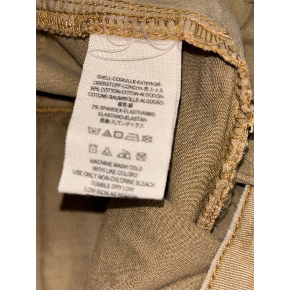Free People Womens Tan Classic Tapered Leg  Casual Chino Pants Size 8 - Picture 8 of 8